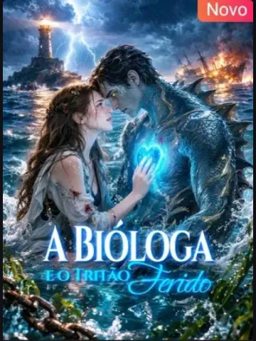 Capa de A Bióloga e o Tritão Ferido