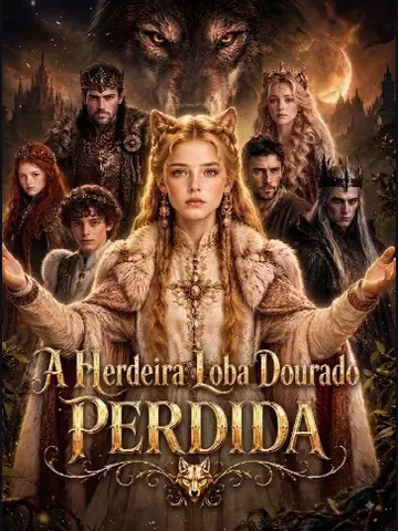 Capa de A Herdeira Loba Dourada Perdida