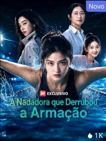 Capa de A Nadadora que Derrubou a Armação