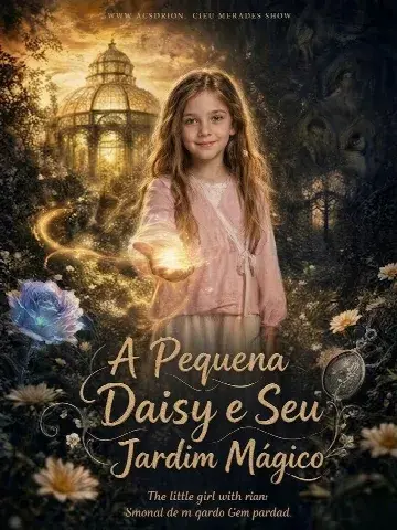 Capa de A Pequena Daisy e Seu Jardim Mágico