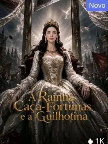 Capa de A Rainha Caça-fortunas e a Guilhotina