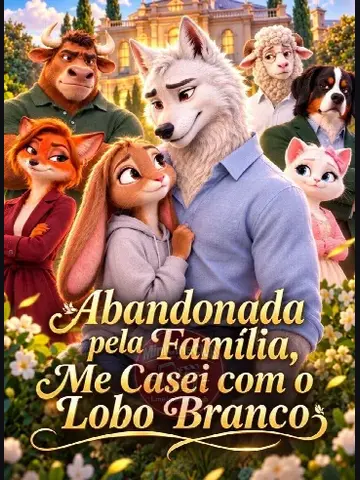 Capa de Abandonada Pela Família, Me Casei com o Lobo Branco
