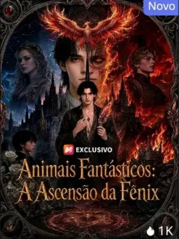 Capa de Animais Fantásticos: a Ascensão da Fênix