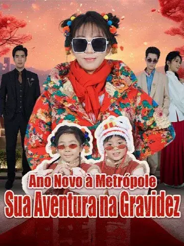 Capa de Ano Novo à Metrópole: Sua Aventura na Gravidez