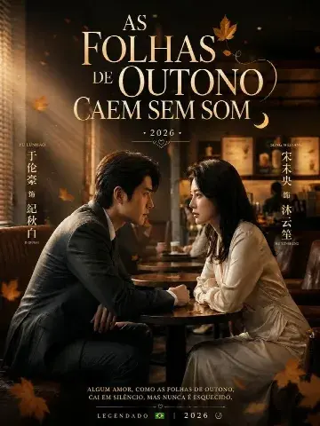 Capa de As Folhas de Outono Caem sem Som