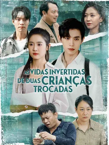 Capa de As Vidas Invertidas de Duas Crianças Trocadas