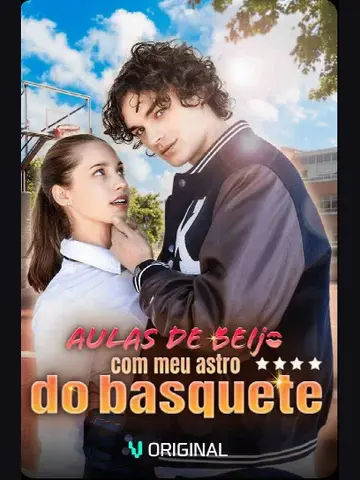 Capa de Aulas de Beijo com Meu Astro de Basquete