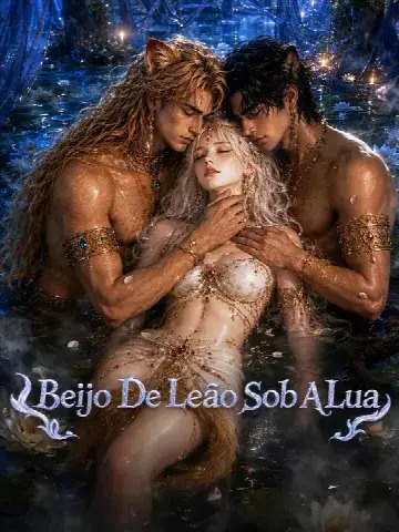 Capa de Beijo de Leão Sob a Lua