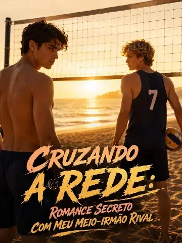 Capa de Cruzando a Rede: Romance / Secreto com Meu Meio Irmão Rival