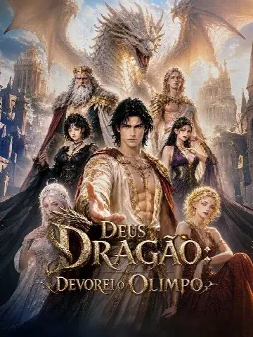 Capa de Deus Dragão Devorei o Olimpo