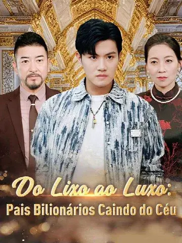 Capa de Do Lixo ao Luxo: Pais Bilionários Caindo do Céu (Dublado)