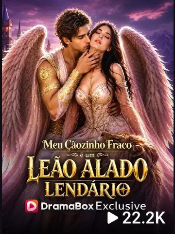 Capa de Meu Cãozinho Fraco É um Leão Alado Lendário