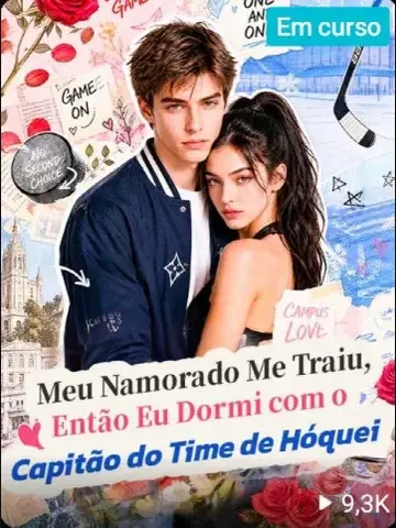 Capa de Meu Namorado Me Traiu, Então Dormi com o Capitão do Time de Hóquei