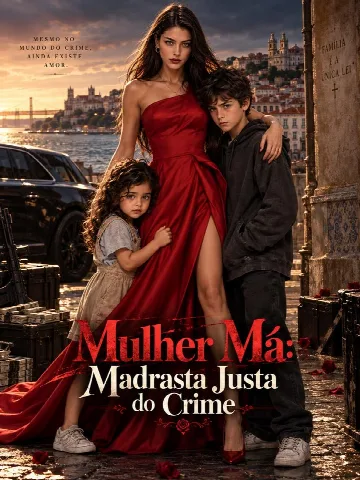 Capa de Mulher Má: Madrasta Justa do Crime