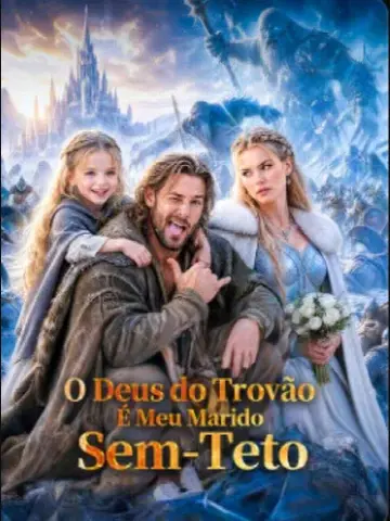 Capa de O Deus do Trovão e Meu Marido Sem-teto