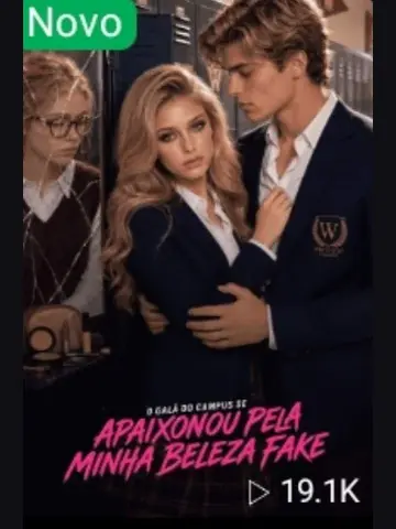Capa de O Galã do Campus Se Apaixonou Pela Minha Beleza Fake