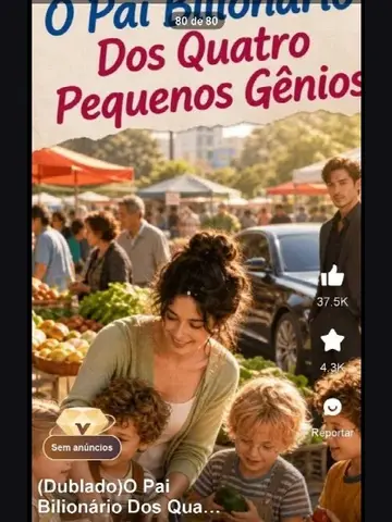 Capa de O Pai Bilionário dos Quatro Pequenos Gênios