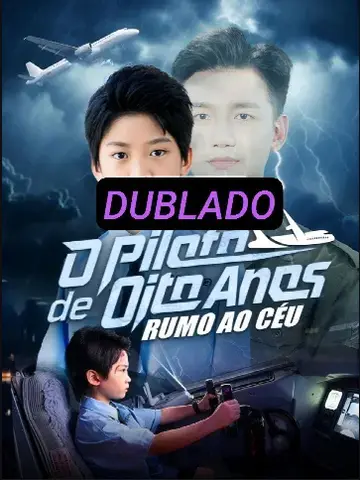 Capa de O Piloto de Oito Anos Rumo ao Céu
