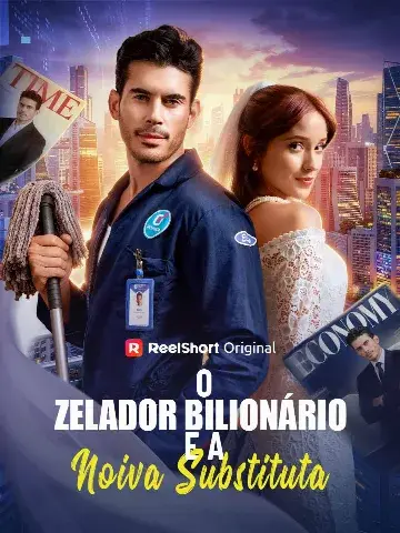 Capa de O Zelador Bilionário e a Noiva Substituta