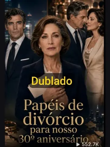 Capa de Papéis de Divórcio para Nosso 30° Aniversário
