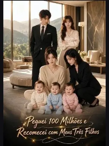 Capa de Peguei 100 Milhões e Recomecei com Meus Três Filhos