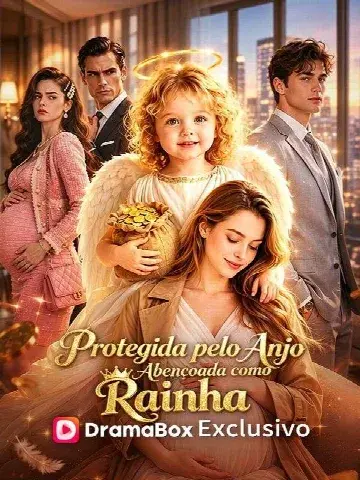 Capa de Protegida Pelo Anjo Abençoada Como Rainha