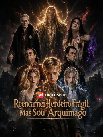 Capa de Reencarnei Herdeiro Frágil, mas Sou Arquimago