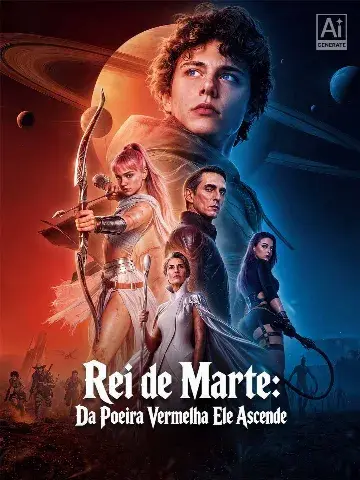Capa de Rei de Marte: da Poeira Vermelha Ele Ascende