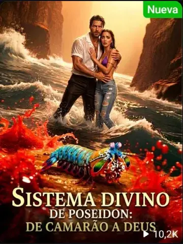 Capa de Sistema Divino de Posêidon: de Camarão a Deus