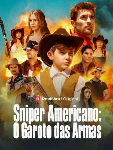 Capa de Sniper Americano: o Garoto das Armas