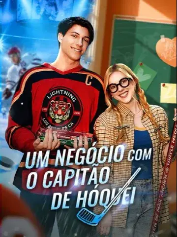 Capa de Um Negócio com o Capitão de Hóquei